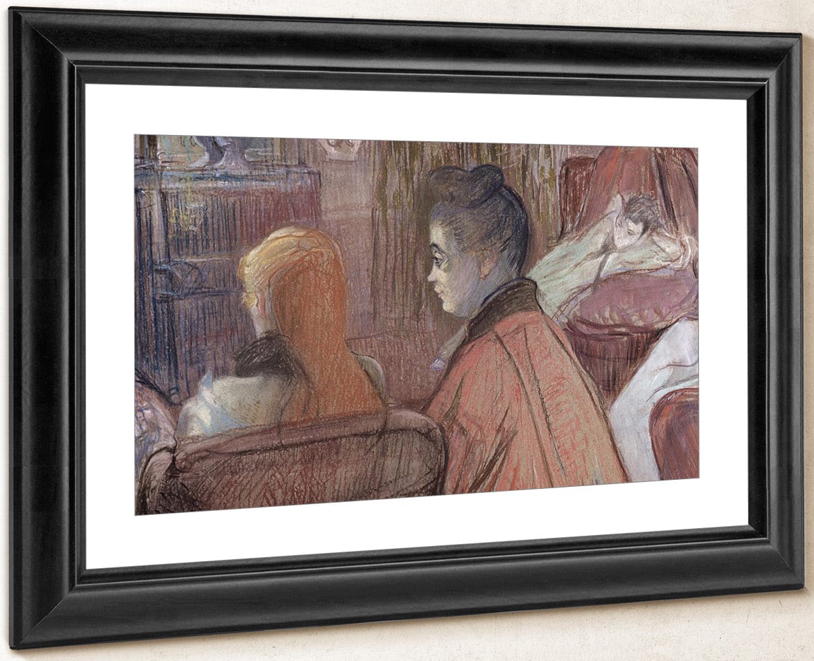 In The Salon By Henri Marie Raymond De Toulouse Lautrec Monfa Fine Art Print
