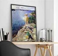 In The Skerries Painting Anders Zorn Canvas Art Fine Art Print