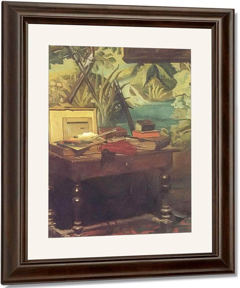 In The Studio 1861 By Claude Monet Fine Art Print