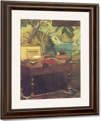 In The Studio 1861 By Claude Monet Fine Art Print