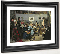 In The Studio 1881 By Marie Bashkirtseff Fine Art Print