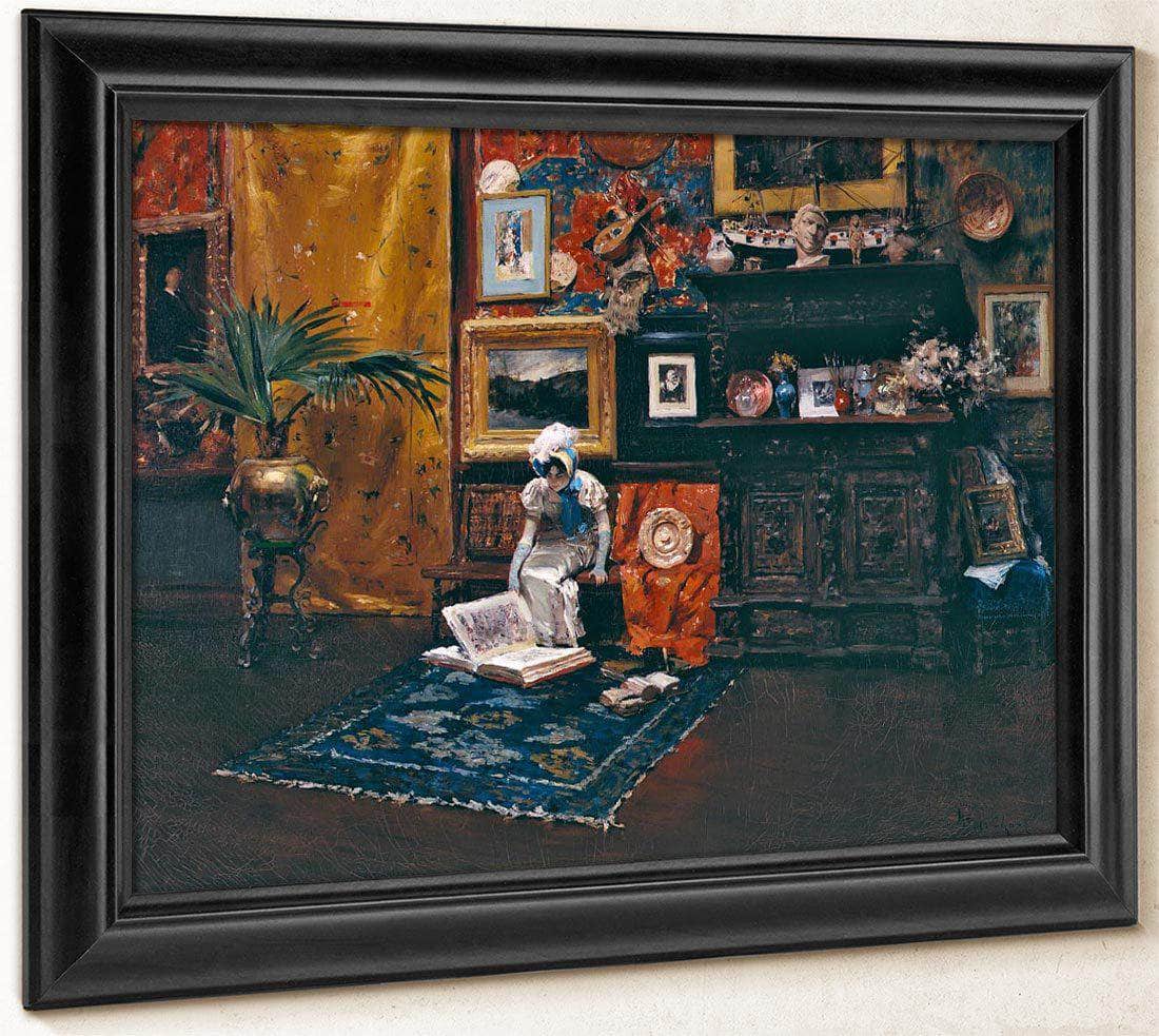 In The Studio By Chase William Merritt Fine Art Print
