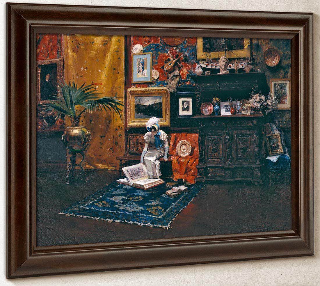 In The Studio By Chase William Merritt Fine Art Print