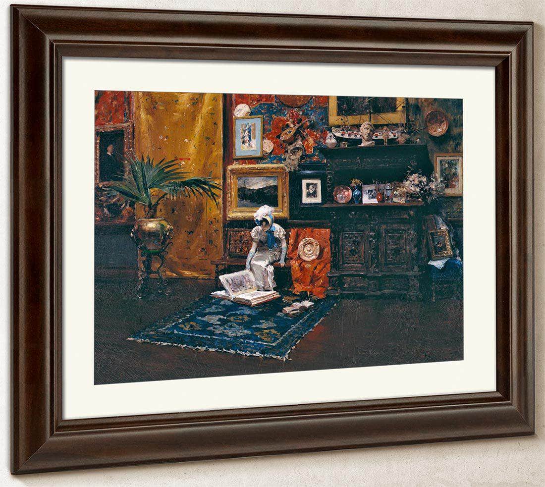 In The Studio By Chase William Merritt Fine Art Print