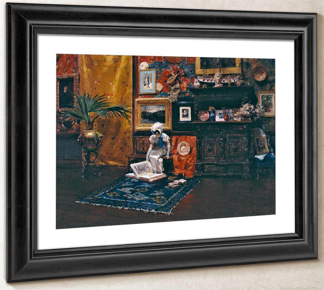 In The Studio By Chase William Merritt Fine Art Print