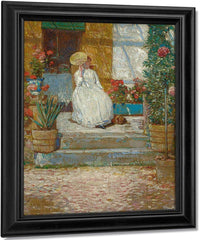 In The Sun By Childe Hassam Fine Art Print