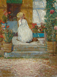 In The Sun By Childe Hassam Fine Art Print