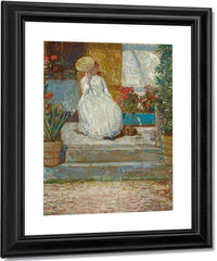 In The Sun By Childe Hassam Fine Art Print