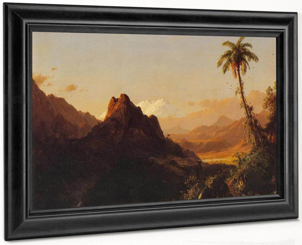 In The Tropics By Fredric Edwin Church Fine Art Print