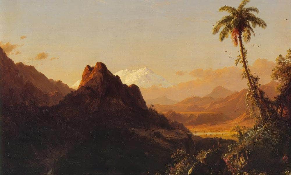 In The Tropics By Fredric Edwin Church Fine Art Print