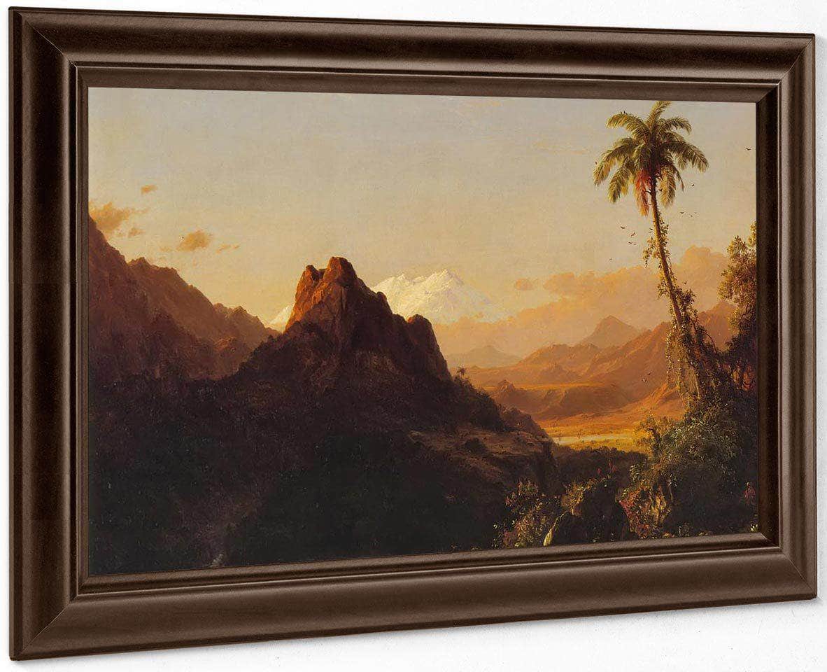 In The Tropics By Fredric Edwin Church Fine Art Print
