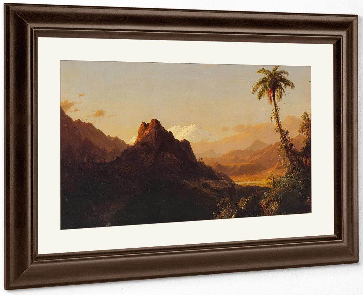 In The Tropics By Fredric Edwin Church Fine Art Print