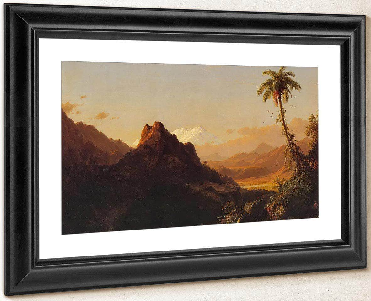 In The Tropics By Fredric Edwin Church Fine Art Print