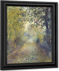 In The Woods By Pierre Auguste Renoir Fine Art Print