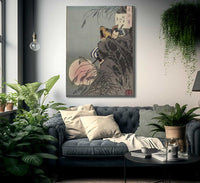 Inaba Mountain Moon 1885 By Tsukioka Yoshitoshi Fine Art Print