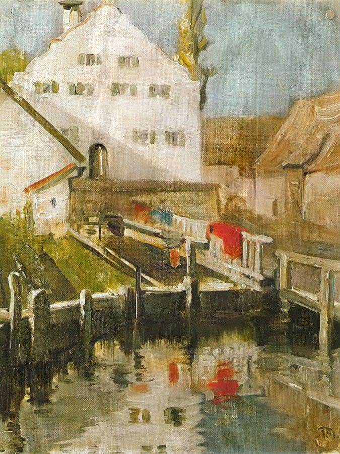 Indersdorf By Franz Marc Fine Art Print