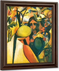 Indian By August Macke Fine Art Print