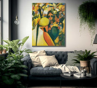 Indian By August Macke Fine Art Print