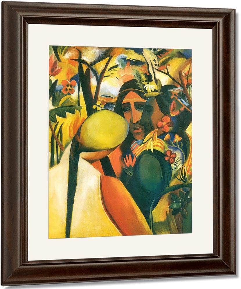 Indian By August Macke Fine Art Print