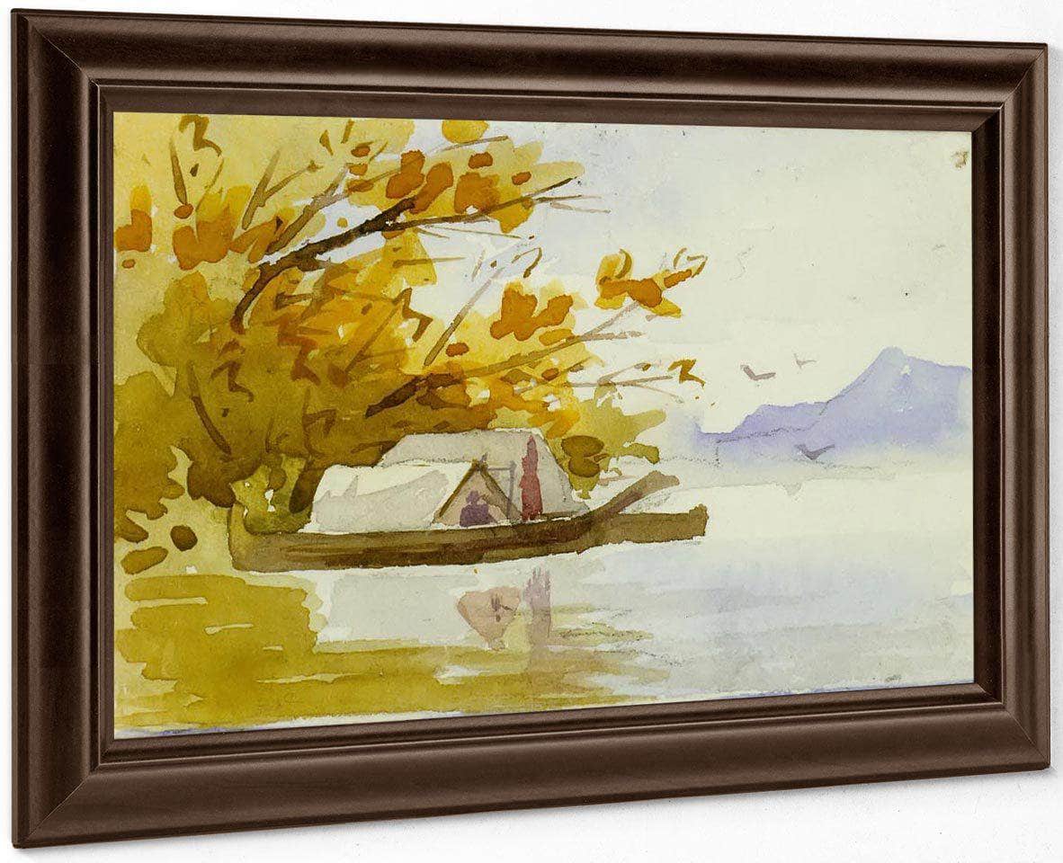 Indian Canoes By In By Harbour By I By Emily Carr Fine Art Print