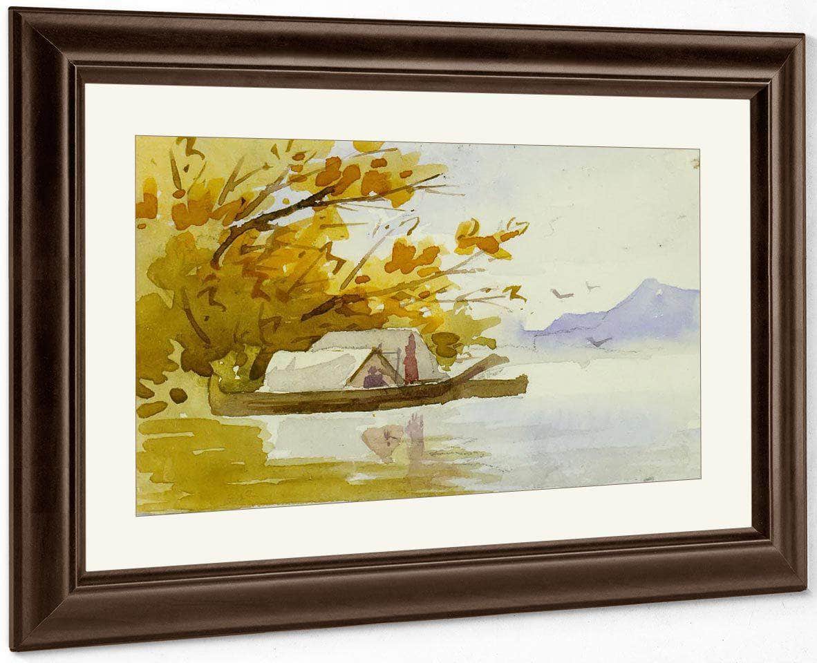 Indian Canoes By In By Harbour By I By Emily Carr Fine Art Print