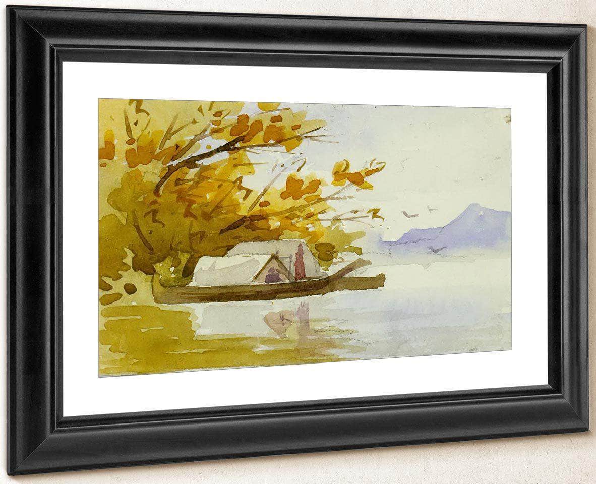 Indian Canoes By In By Harbour By I By Emily Carr Fine Art Print