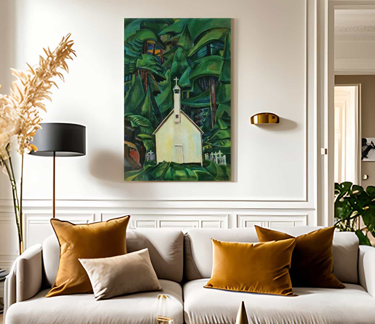 Indian Church By Emily Carr Fine Art Print