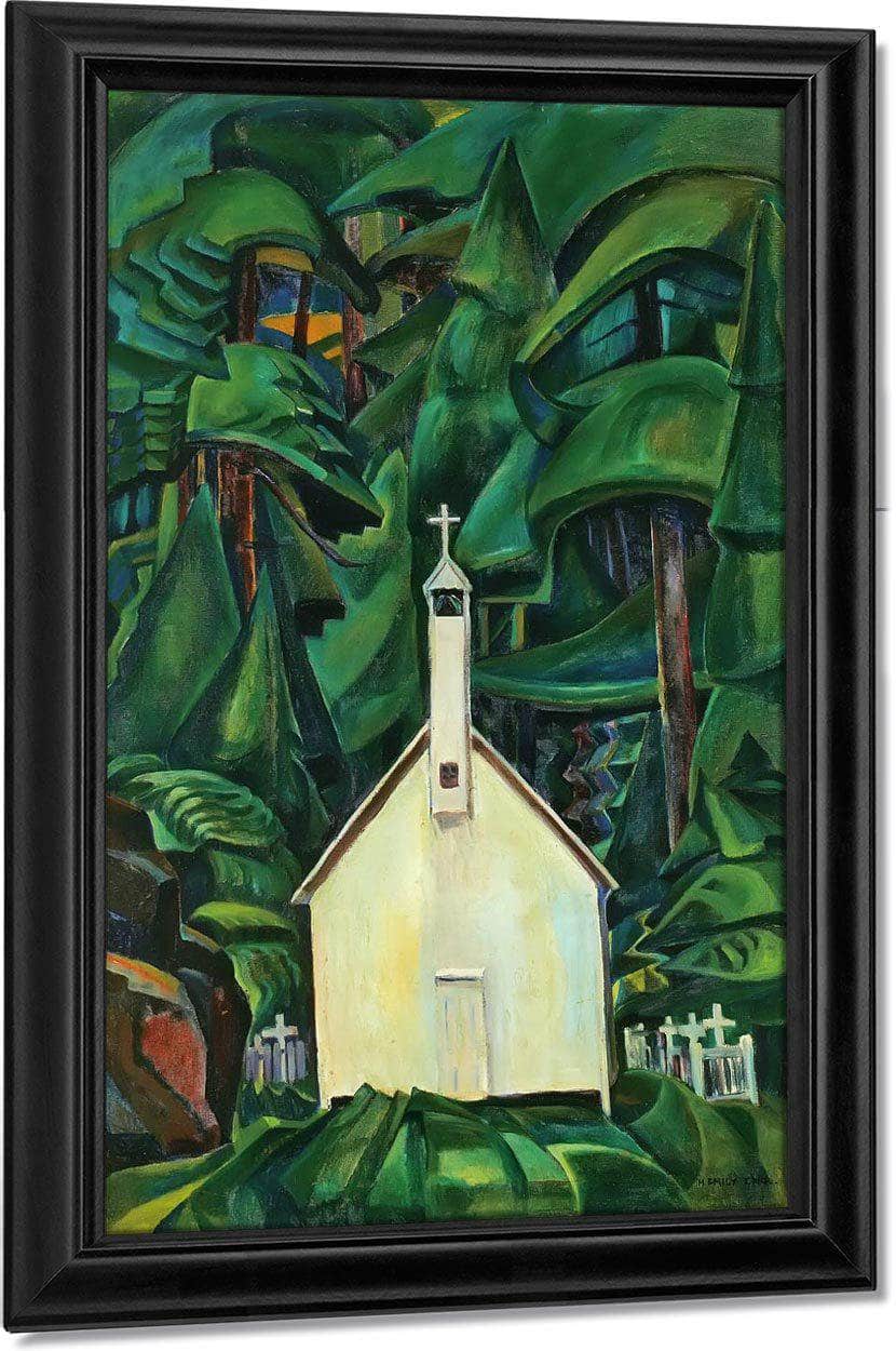 Indian Church By Emily Carr Fine Art Print