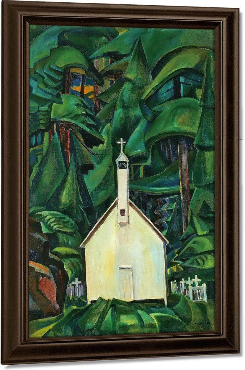 Indian Church By Emily Carr Fine Art Print