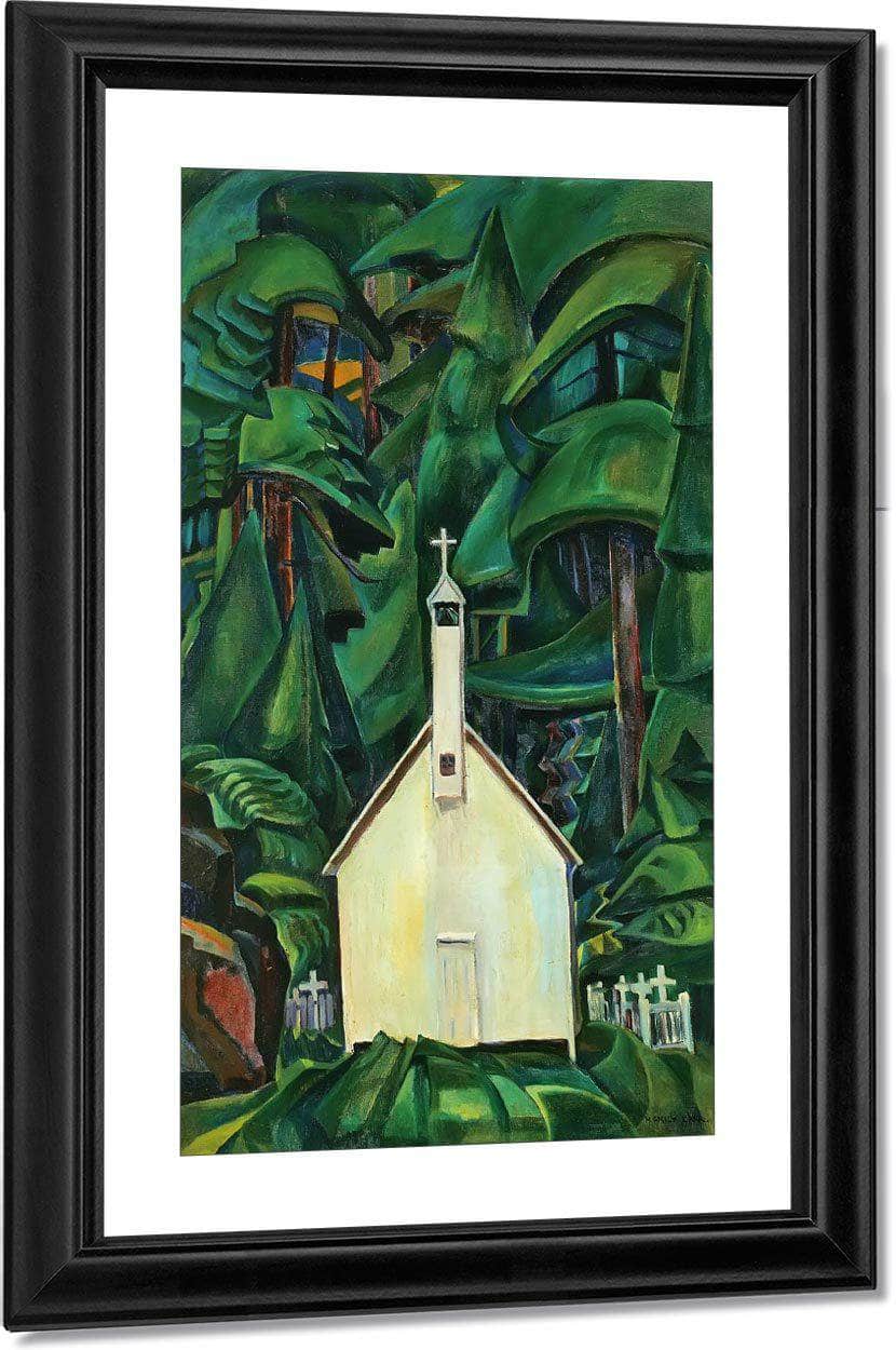 Indian Church By Emily Carr Fine Art Print