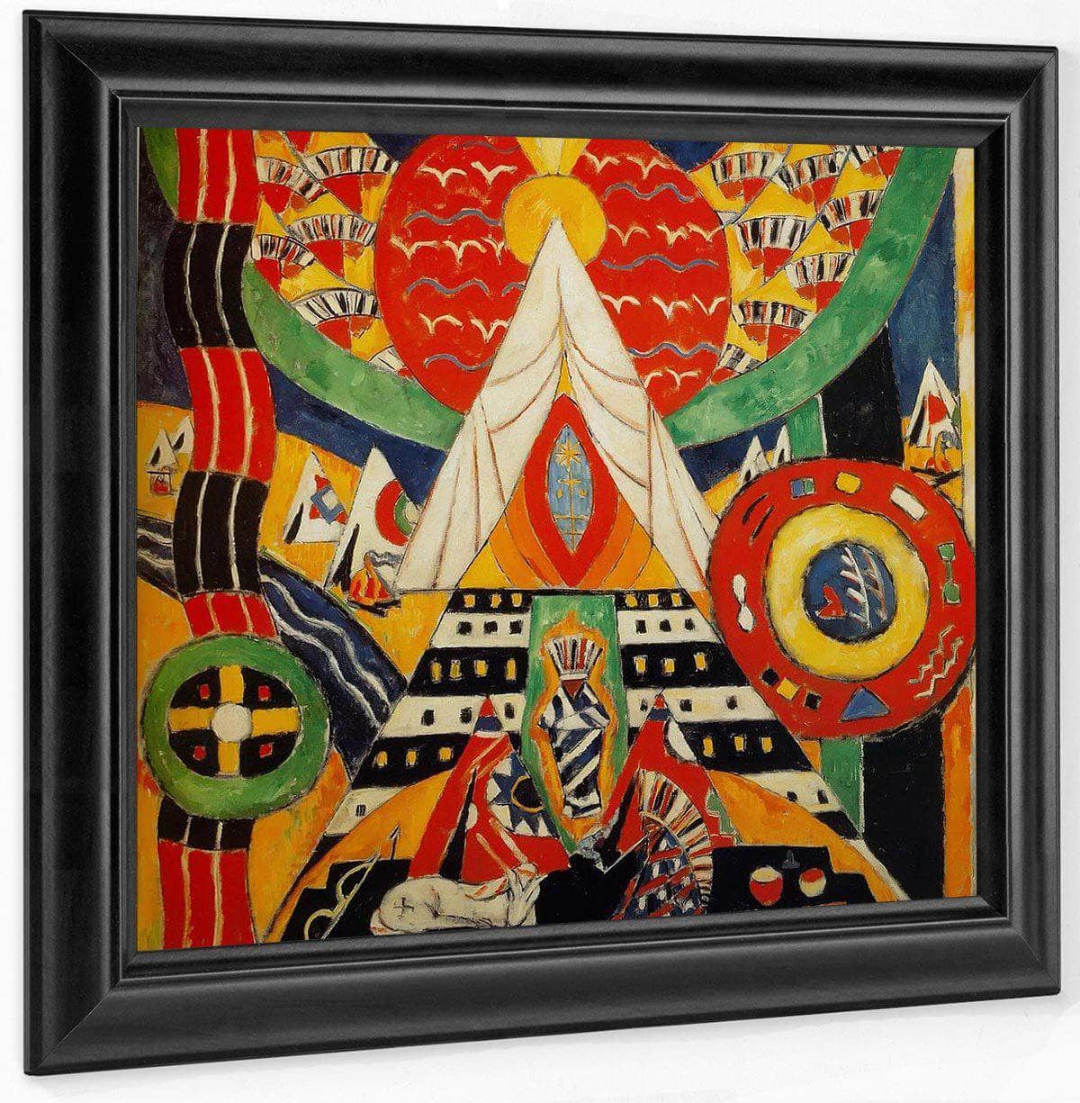 Indian Composition By Marsden Hartley Fine Art Print