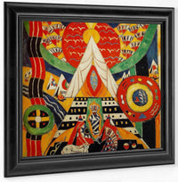 Indian Composition By Marsden Hartley Fine Art Print