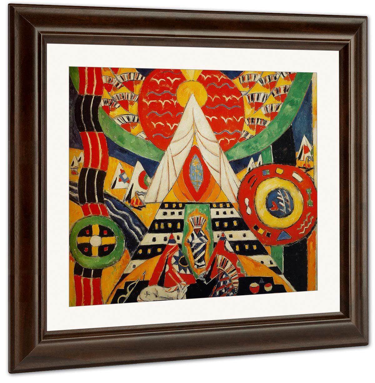 Indian Composition By Marsden Hartley Fine Art Print