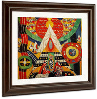 Indian Composition By Marsden Hartley Fine Art Print