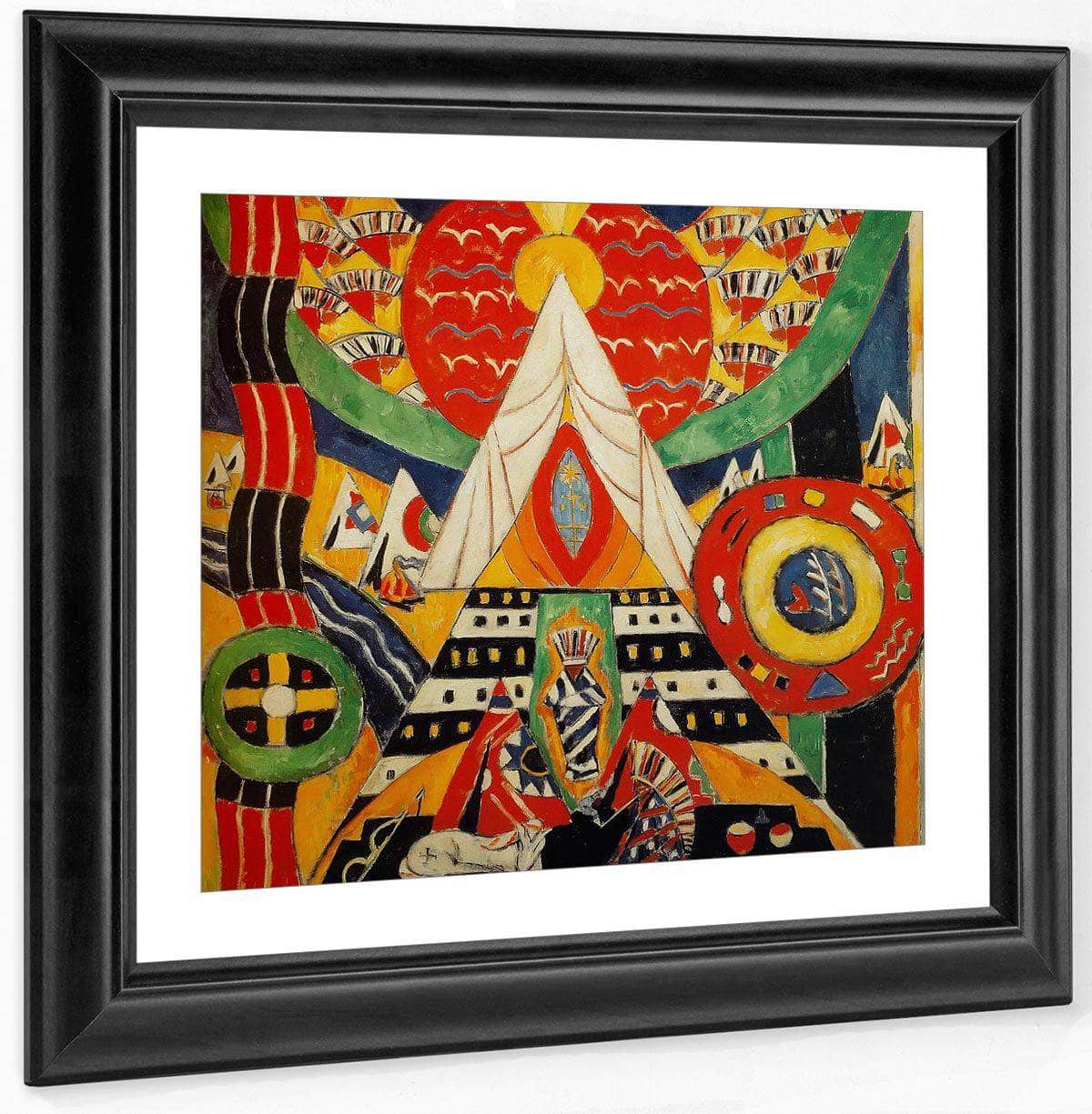 Indian Composition By Marsden Hartley Fine Art Print