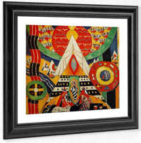 Indian Composition By Marsden Hartley Fine Art Print