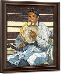 Indian Entertainer By Walter Ufer Fine Art Print