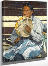 Indian Entertainer By Walter Ufer Fine Art Print