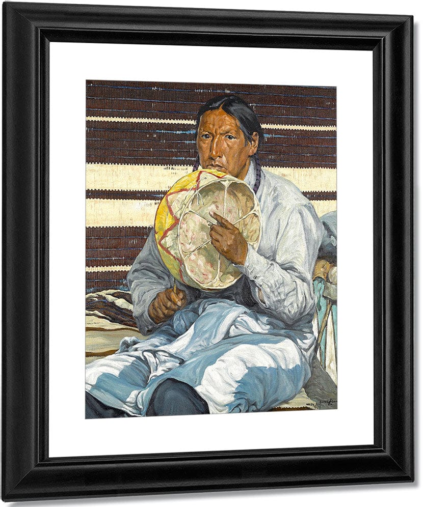 Indian Entertainer By Walter Ufer Fine Art Print