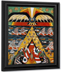 Indian Fantasy By Marsden Hartley Fine Art Print