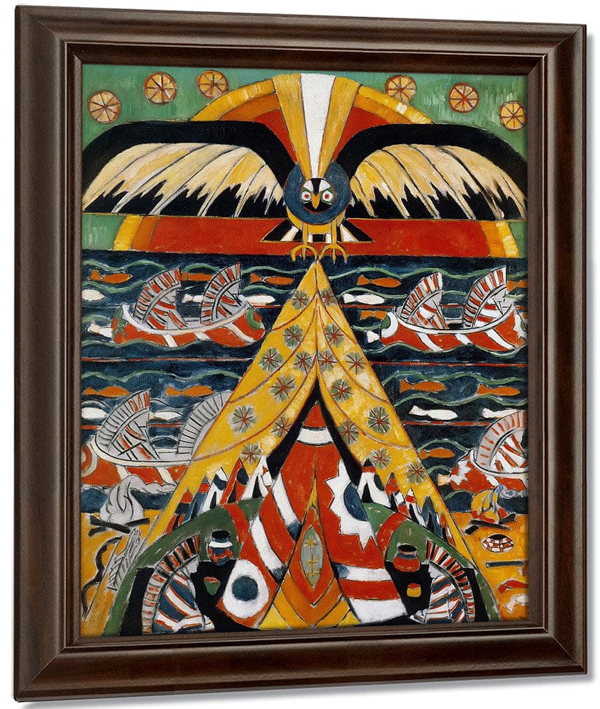 Indian Fantasy By Marsden Hartley Fine Art Print