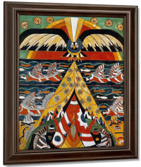 Indian Fantasy By Marsden Hartley Fine Art Print