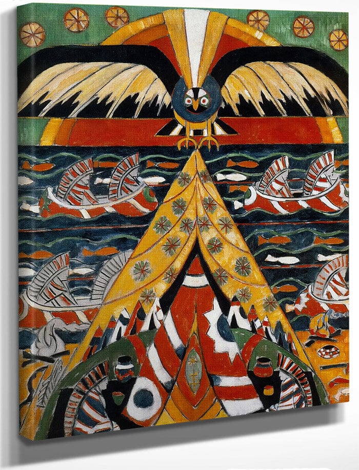 Indian Fantasy By Marsden Hartley Fine Art Print