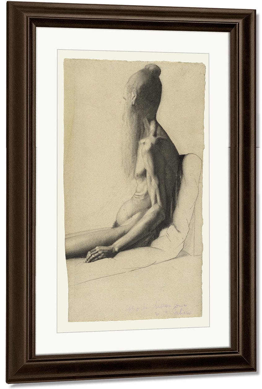 Indian Holy Man By Georges Pierre Seurat Fine Art Print