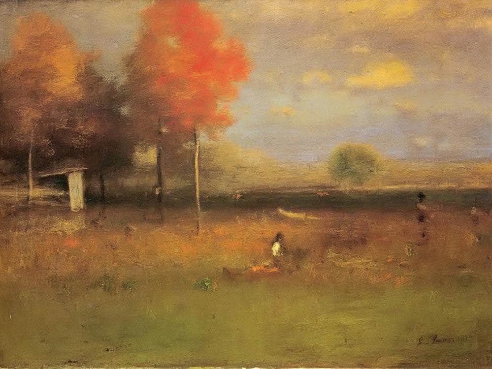 Indian Summer By George Inness Fine Art Print