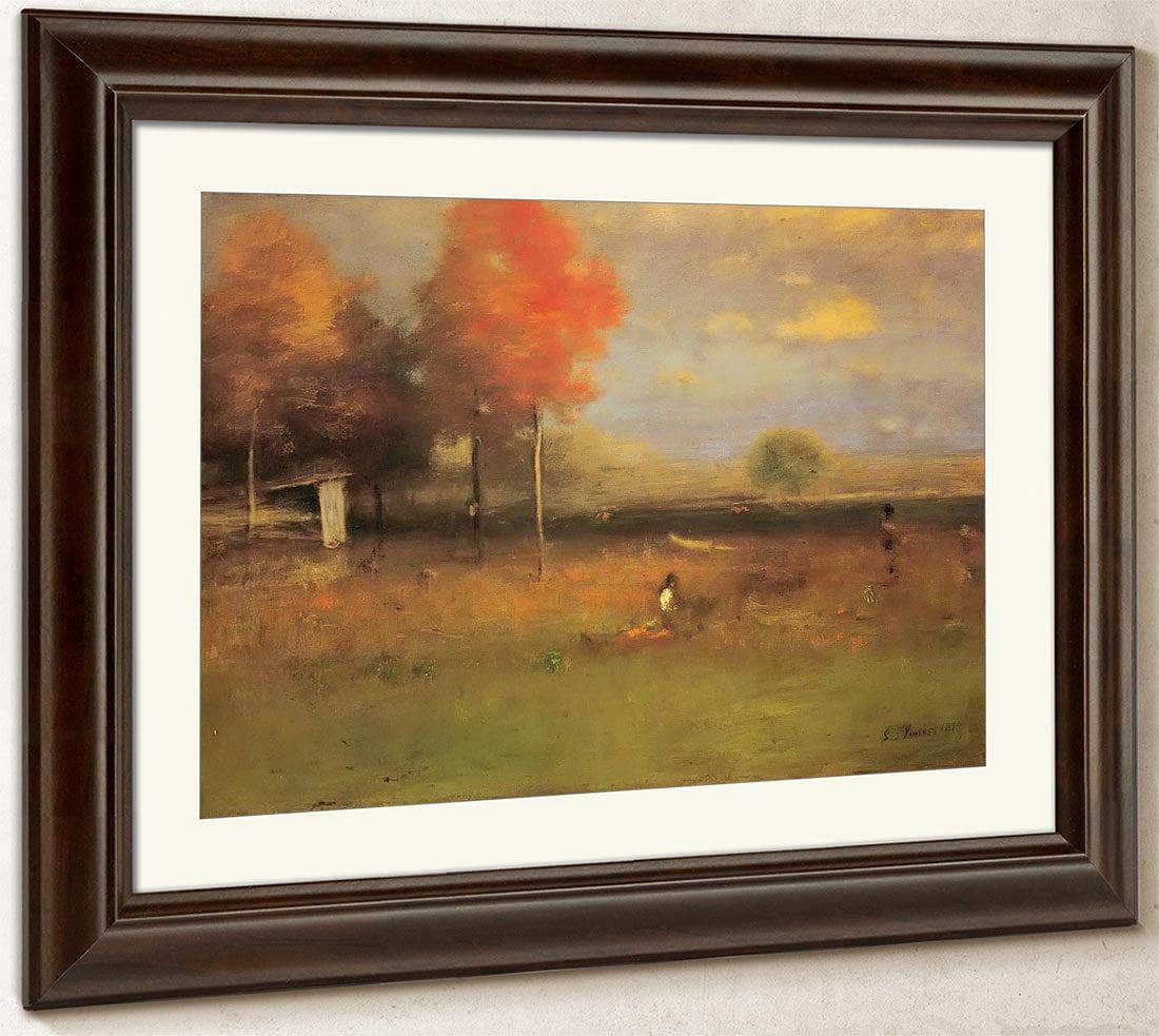 Indian Summer By George Inness Fine Art Print