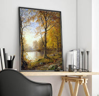 Indian Summer Painting William Trost Richards Canvas Art Fine Art Print