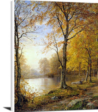 Indian Summer Painting William Trost Richards Canvas Art Fine Art Print
