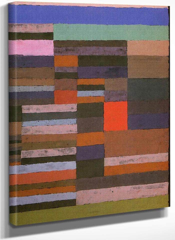 Individualized Measurement Of The Strata 1930 R 2 (82) By Paul Klee Fine Art Print