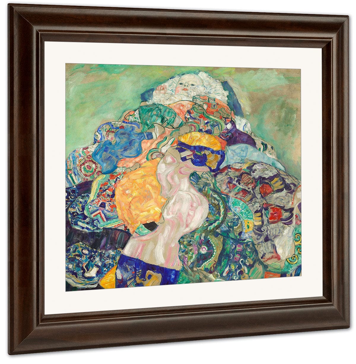 Infant Baby In Cradle 1917 1918 National Gallery Washinton By Gustav Klimt Fine Art Print